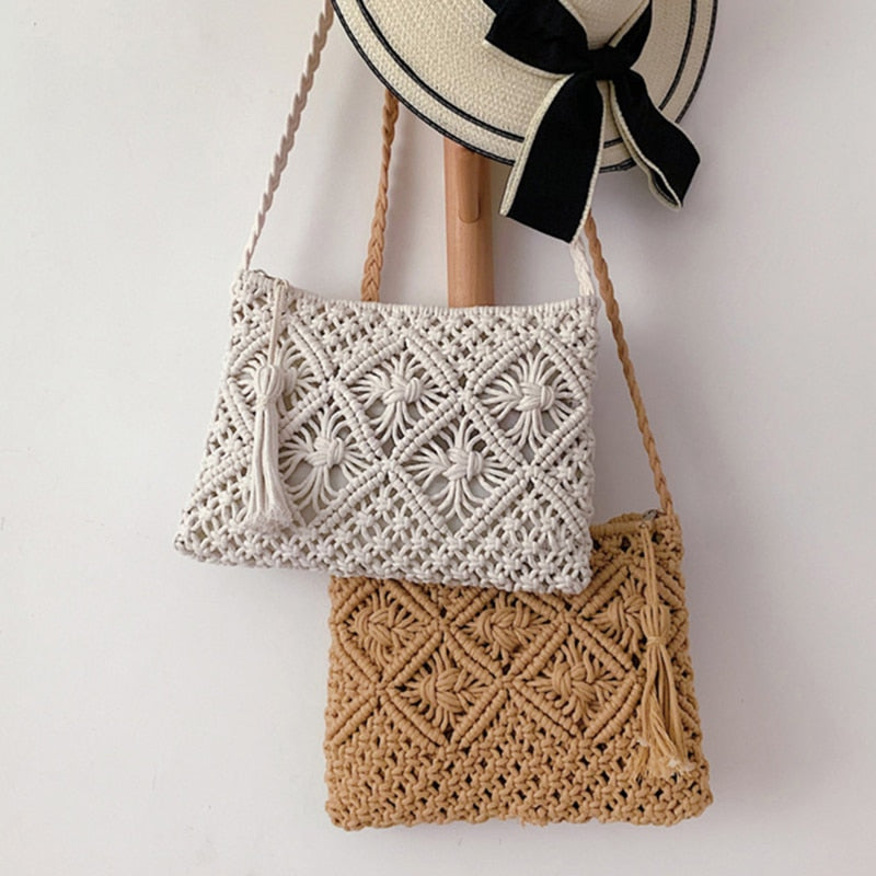 GwenBag - Elegant Woven Shoulder Bag
