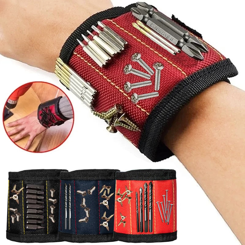 MagneticBand Wristband - Magnetic Tool Holder for Screws and Bits