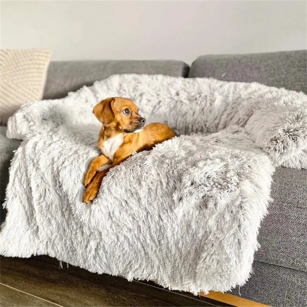 Quishy PetBed - Washable Plush Pet Blanket Bed