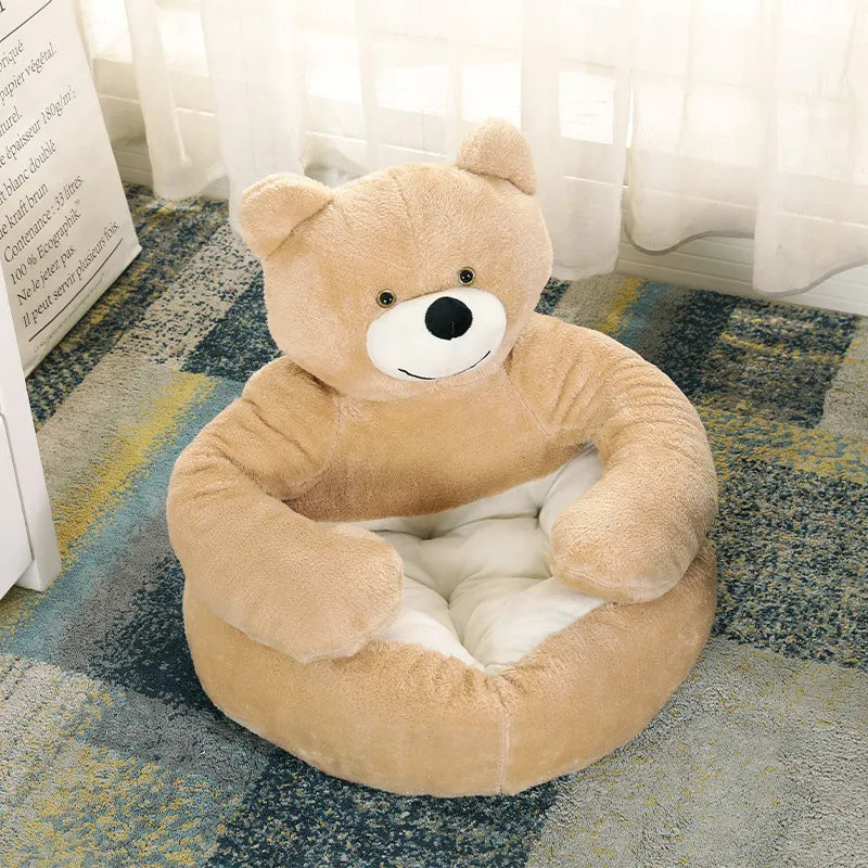 Samiya - Plush Calming Cat Bed for Cozy Sleep