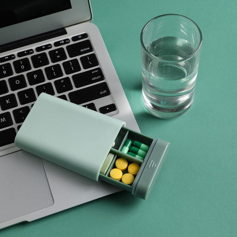 NordicPill - Stylish Compact Pill Organizer Box