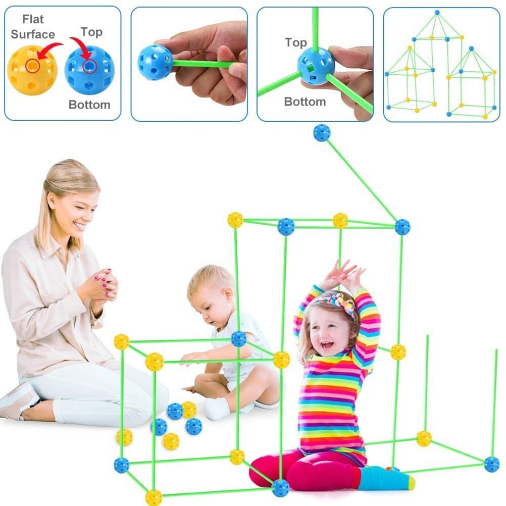 CreativeBuilder Tent - Educational Construction Play Set for Kids