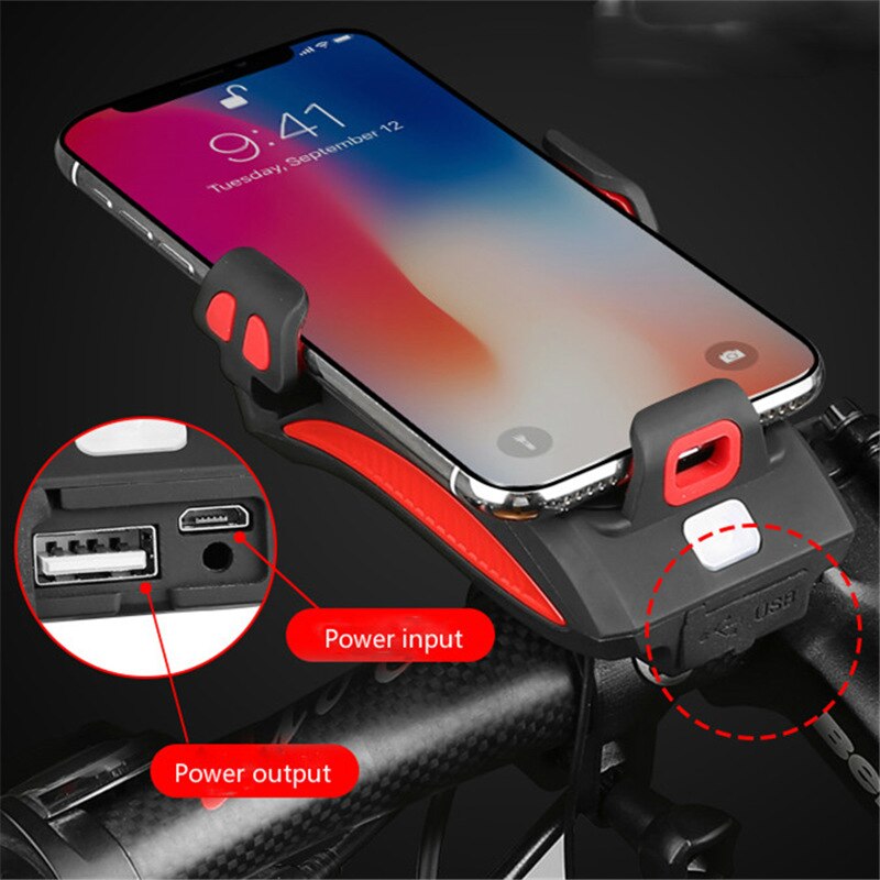RideGuard - 4-in-1 Bike Phone Holder with Powerbank