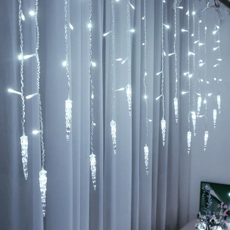 Glacia - LED Light Curtain for Magical Outdoor Decor