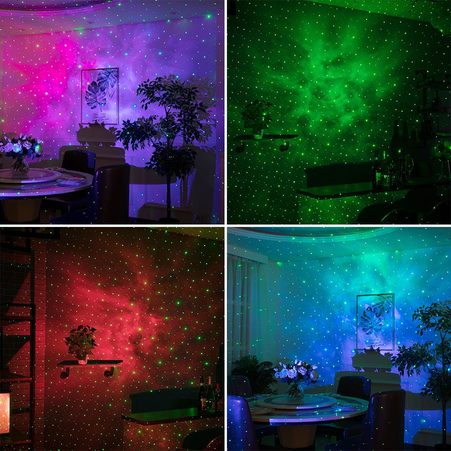 Galaxy Laser Projector - Deluxe Star Night Light