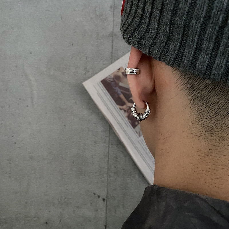 Chic Urban Earrings - Bold Stainless Steel Statement Earrings