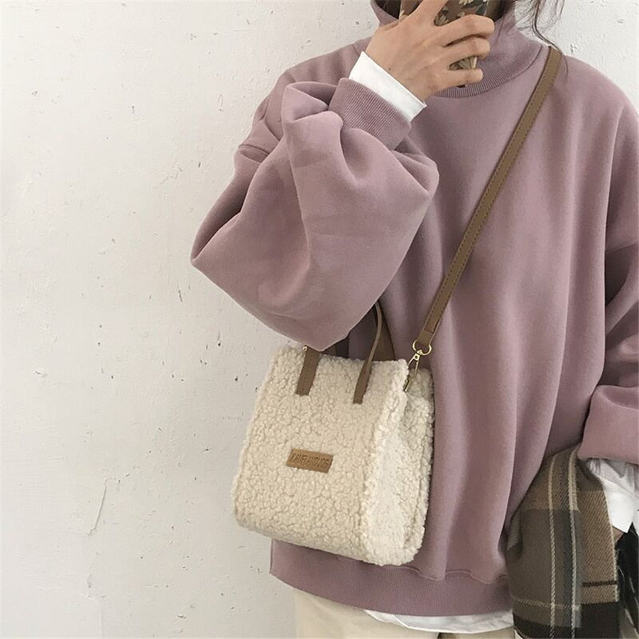 TeddyBag - Soft Plush Shoulder Bag