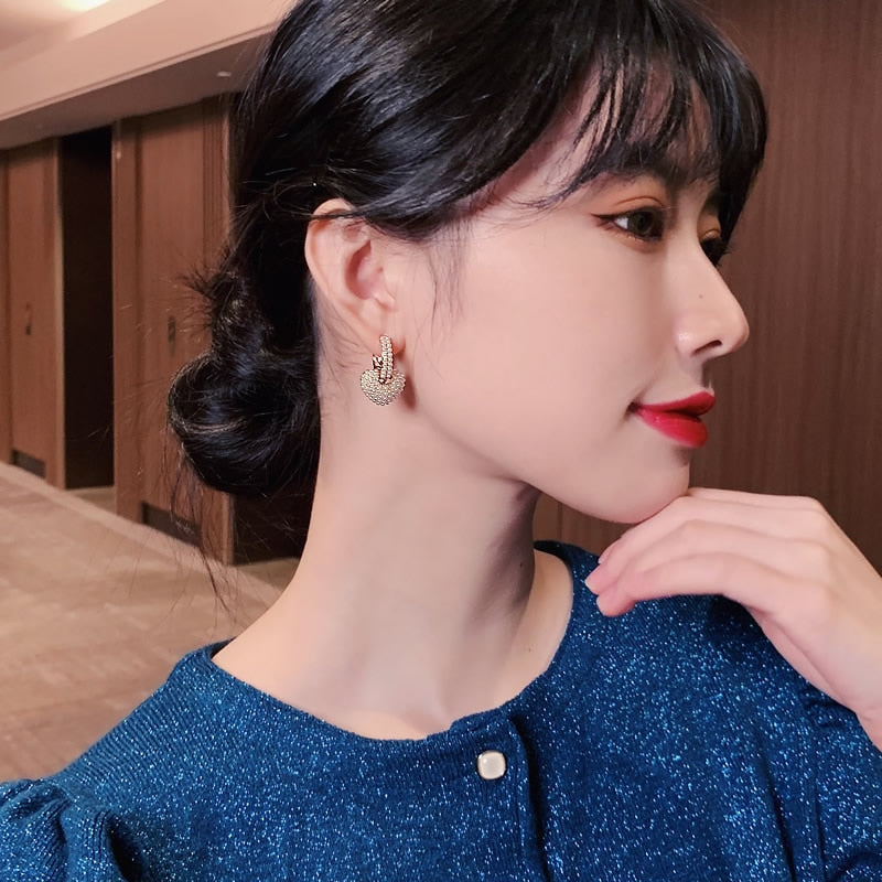 Anne - Gold Pearl Earrings for Women