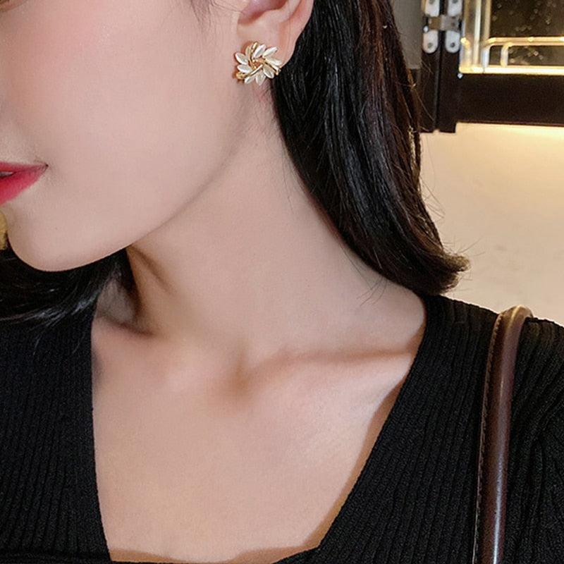 BlossomStud - Sakura Blossom Stud Earrings for Women