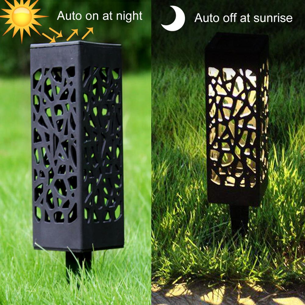 Luxury Solar Garden Lamps - Flame Effect Lanterns