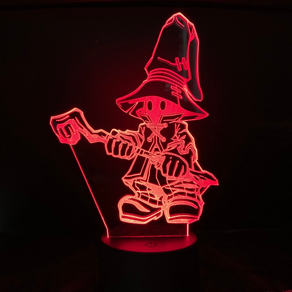 Final Fantasy 3D Lamp - Color-Changing Night Light