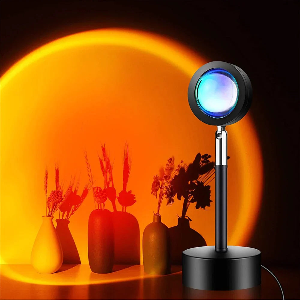 GlowSphere - Magical Sunset Projection Lamp with 4 Colors