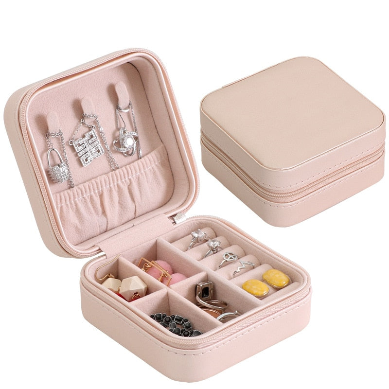 Travel Jewellery Box - Organiser with Compartments