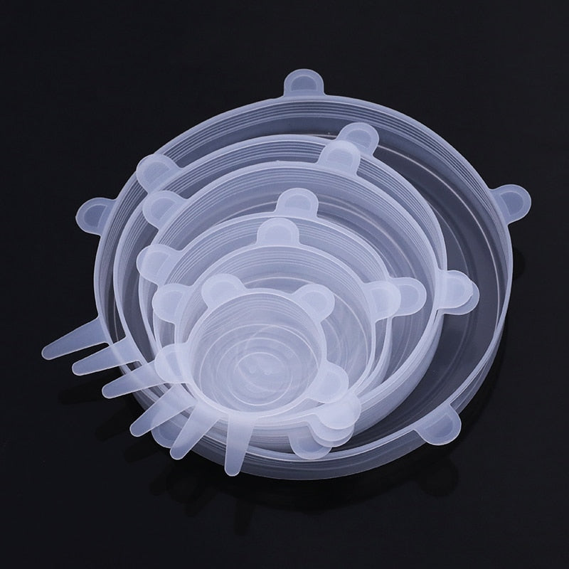 Silicone Food Covers - Reusable Stretch Lids Set