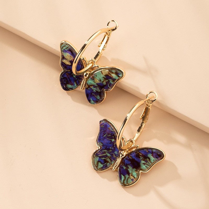 Elara - Elegant Butterfly Earrings for Women