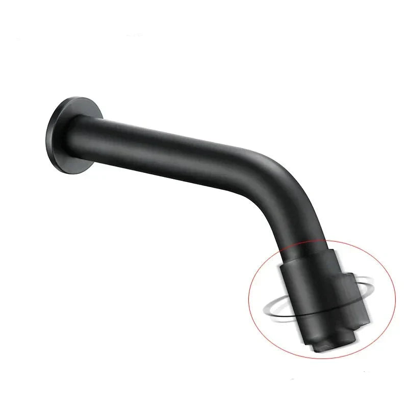Matte Black Wall Faucet - Luxe Bath & Kitchen Tap