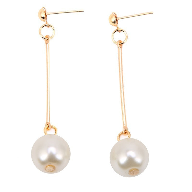 Selena - Luxe Pearl Drop Earrings for Women