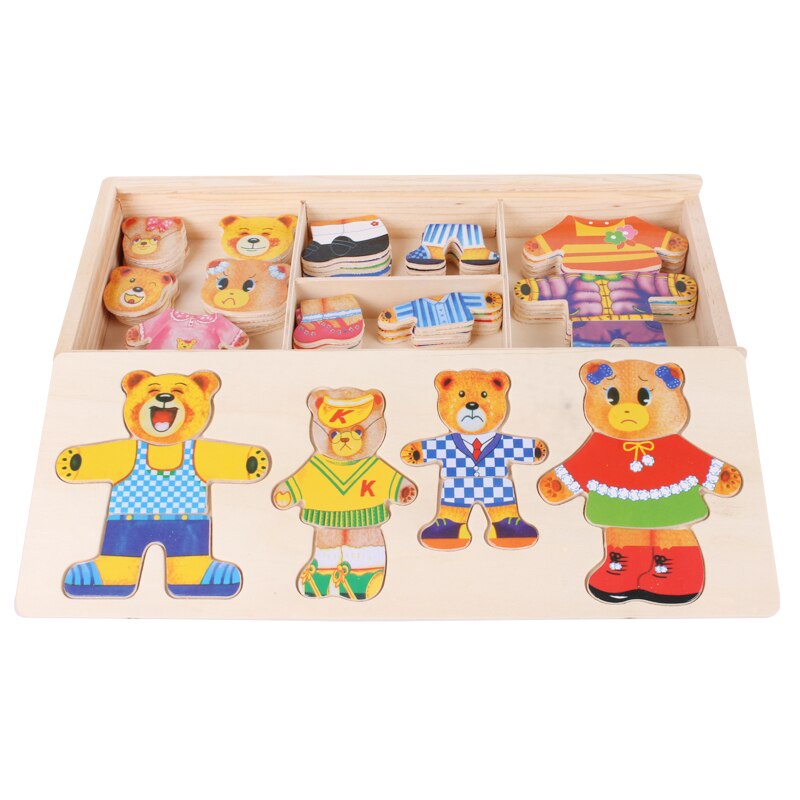 PuzzleMaster Wooden Dress-Up Puzzle for Kids