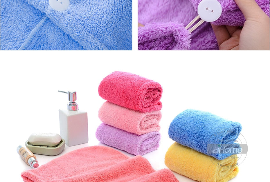 MagicTowel Quick-Dry Microfibre Hair Towel