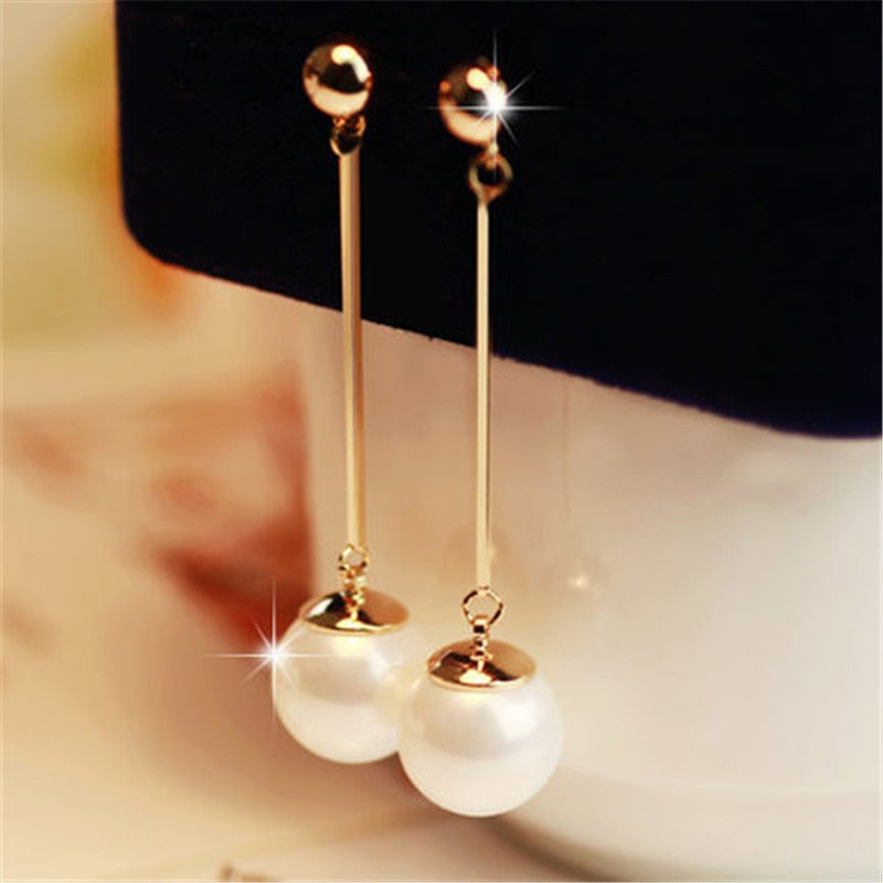 Selena - Luxe Pearl Drop Earrings for Women