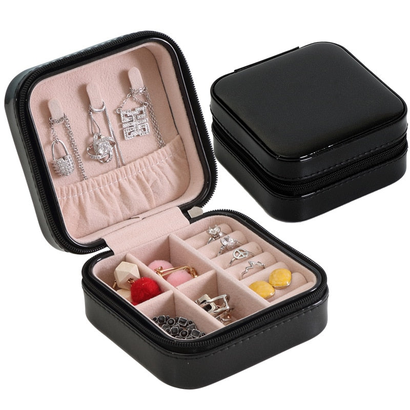 Travel Jewellery Box - Organiser with Compartments