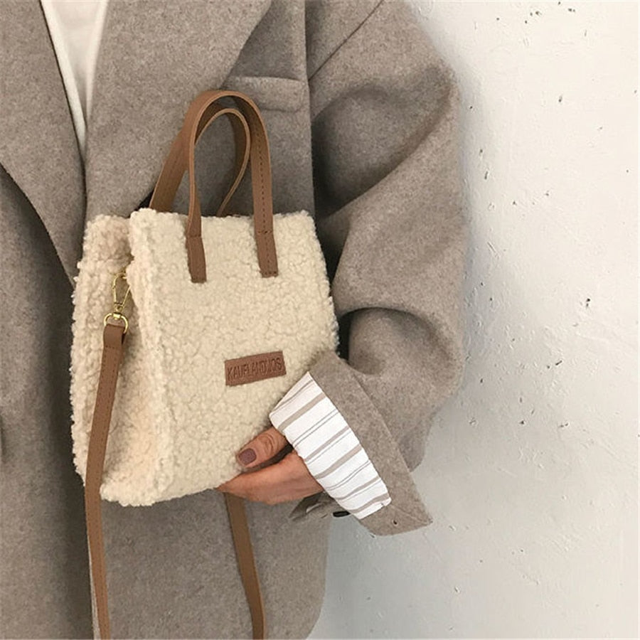 TeddyBag - Soft Plush Shoulder Bag