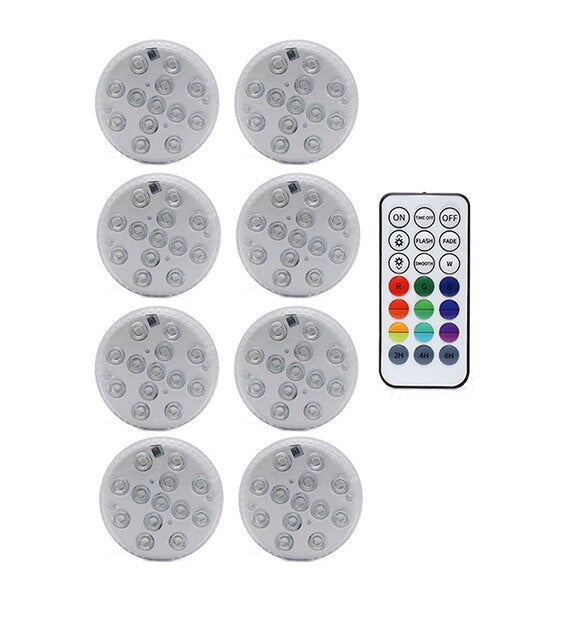 Multi-Color LED Garden Lights - Waterproof, Remote