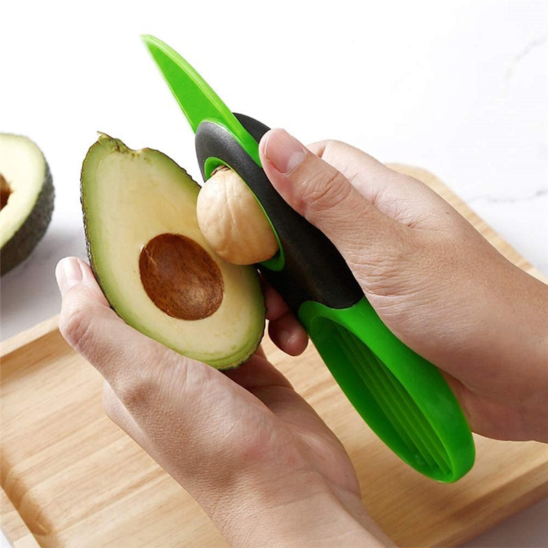 3-in-1 Avocado Slicer - Cutter, Pitter & Scooper