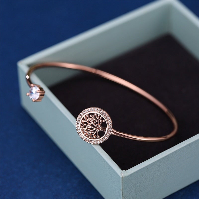 Elowen - Adjustable Tree of Life Bracelet for Women