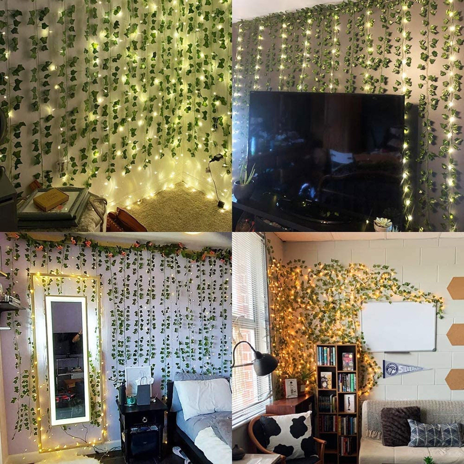 EvergreenGlow Artificial Ivy - Evergreen Foliage for Every Season