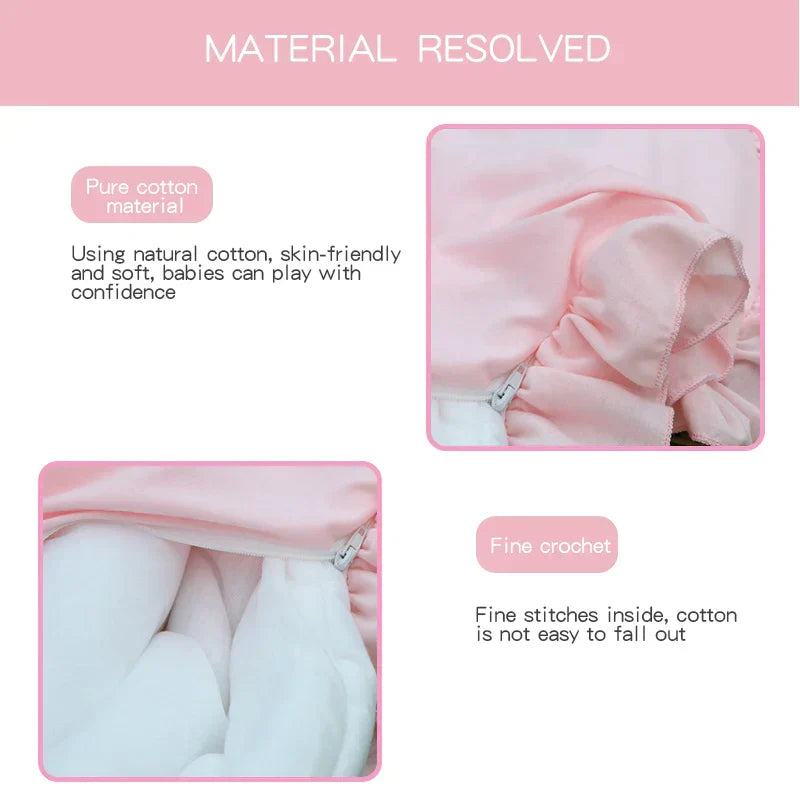 CozyCotton Round Mat - Soft Baby Play & Crawl Mat