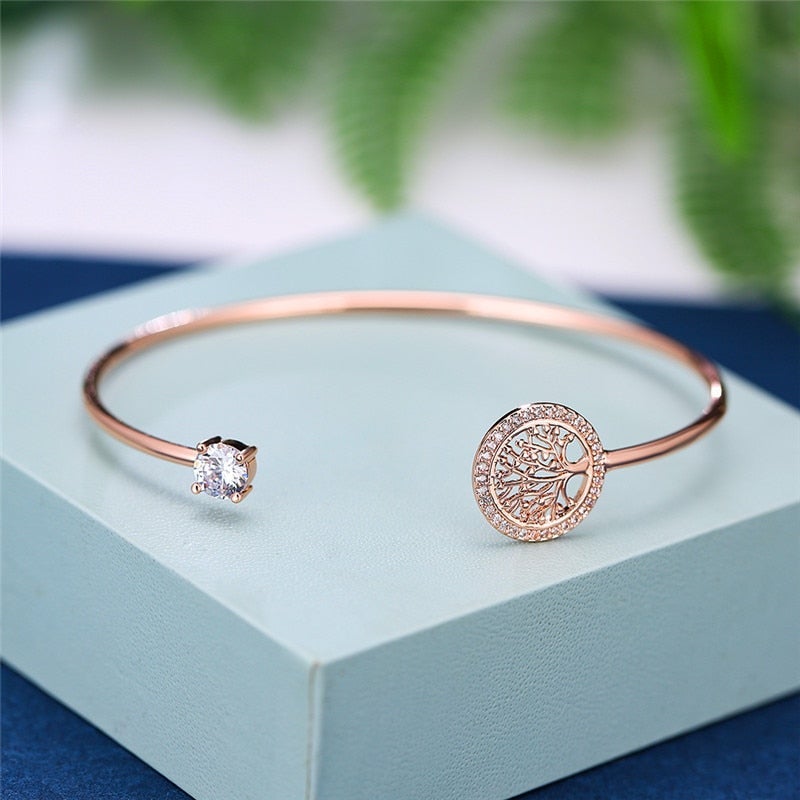 Elowen - Adjustable Tree of Life Bracelet for Women