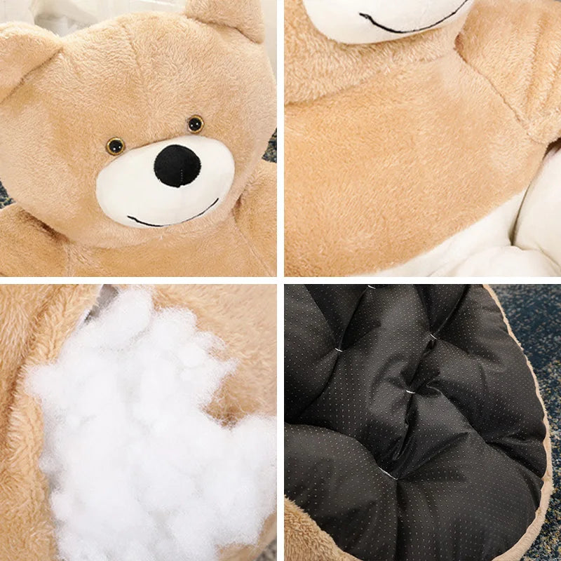 Samiya - Plush Calming Cat Bed for Cozy Sleep