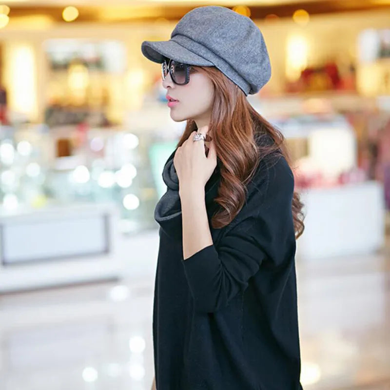 RetroChic Beanie - Vintage Cotton Winter Hat