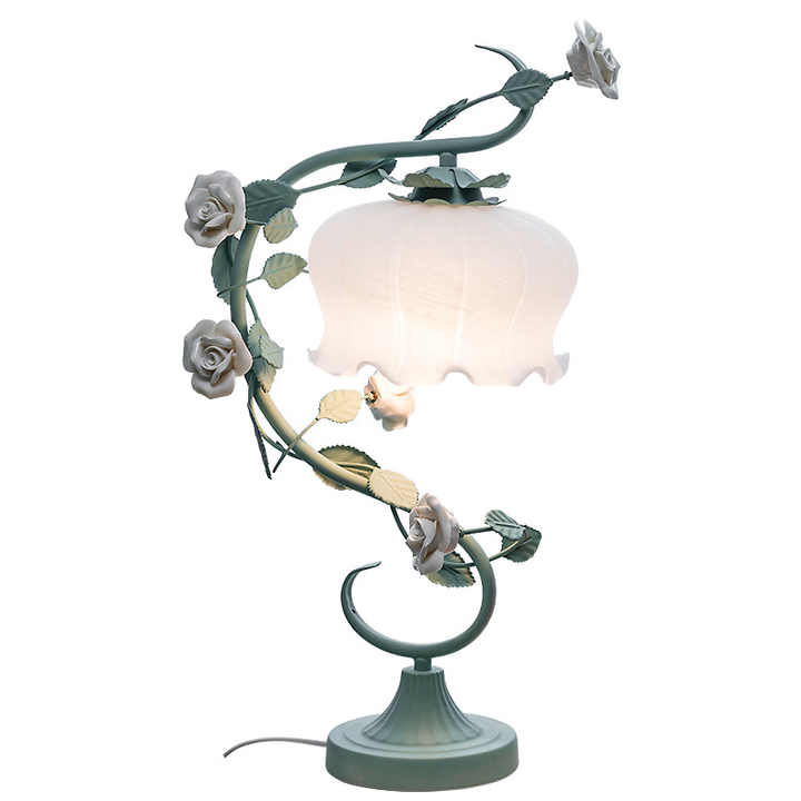 BellaStylish Rose Lamp - Elegant Floral Table Light