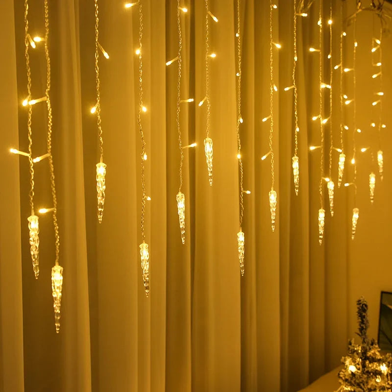 Glacia - LED Light Curtain for Magical Outdoor Decor