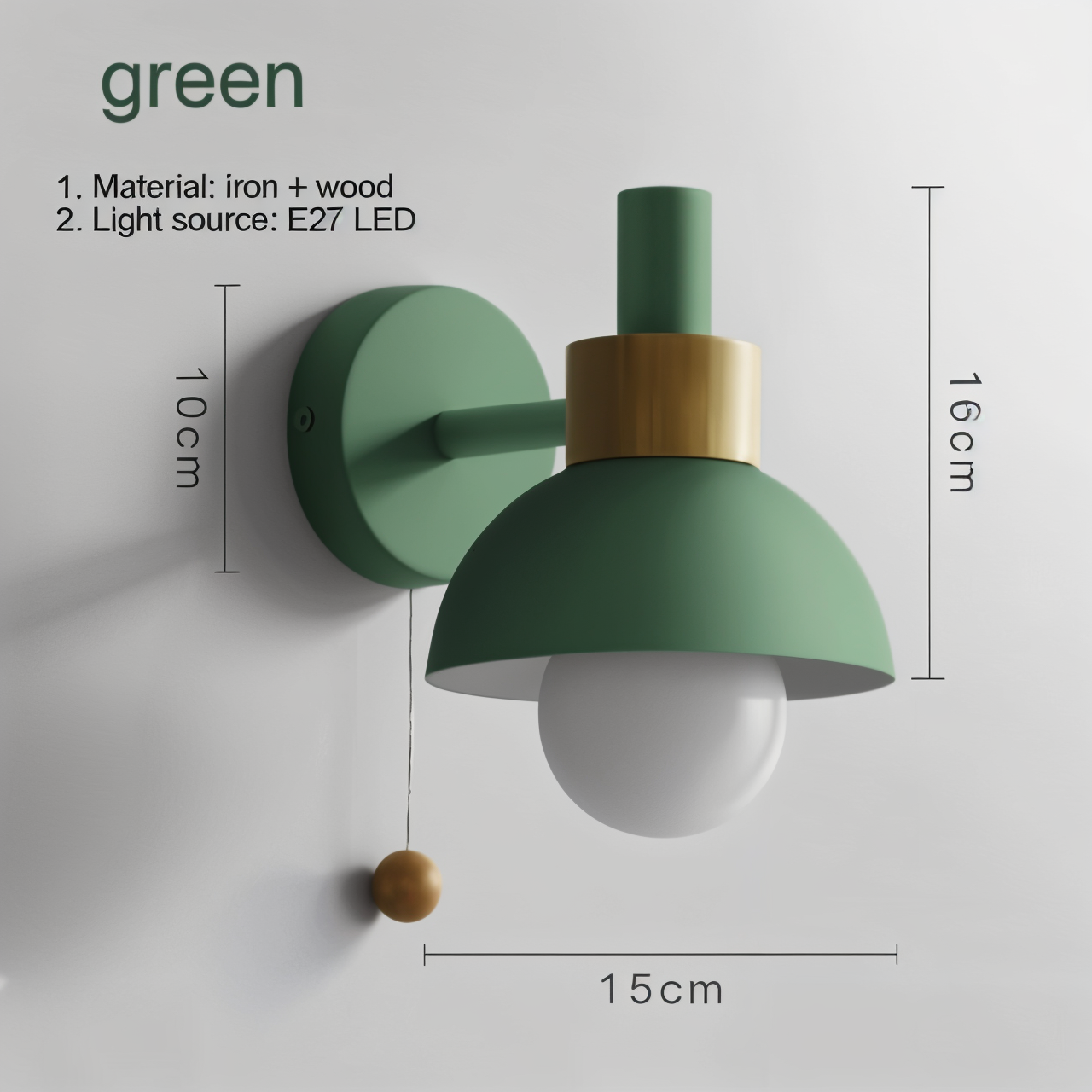 Macaron Wall Lamp - Modern Nordic Sconce Light
