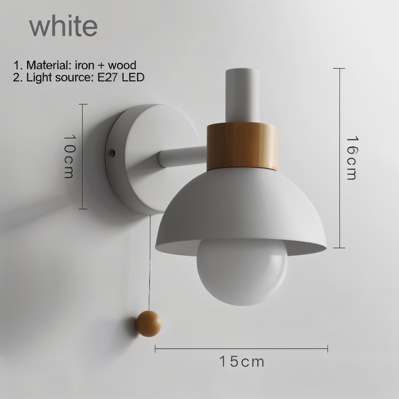 Macaron Wall Lamp - Modern Nordic Sconce Light