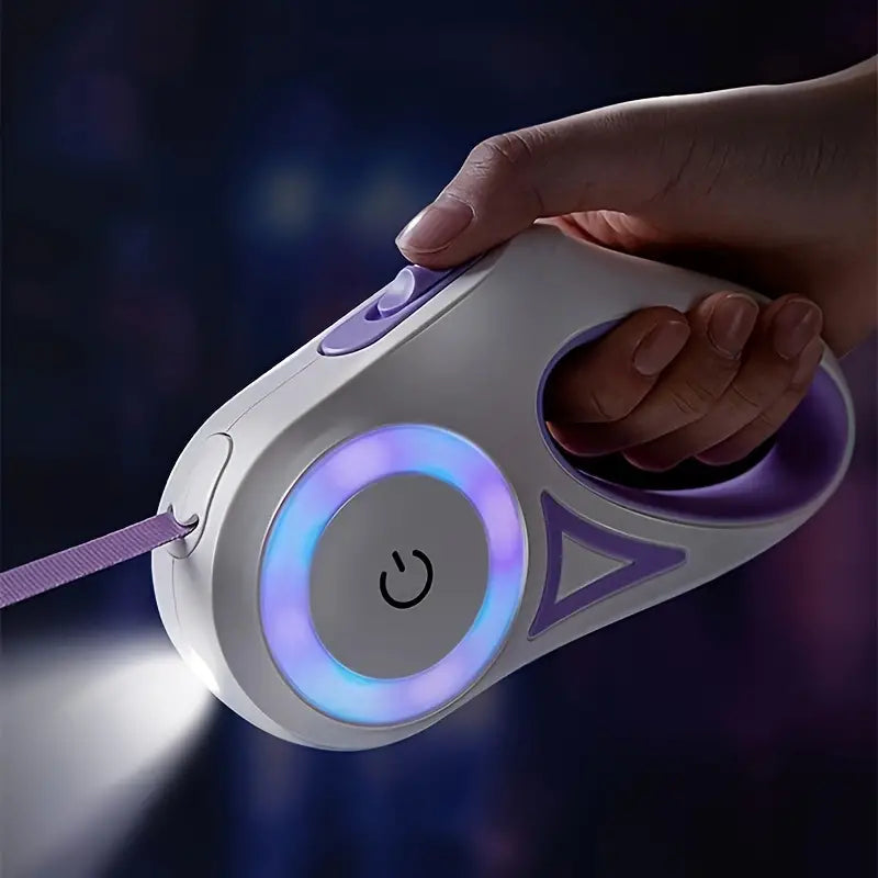 SafeWalk Leash - LED Lighted Dog Leash for Night Walks