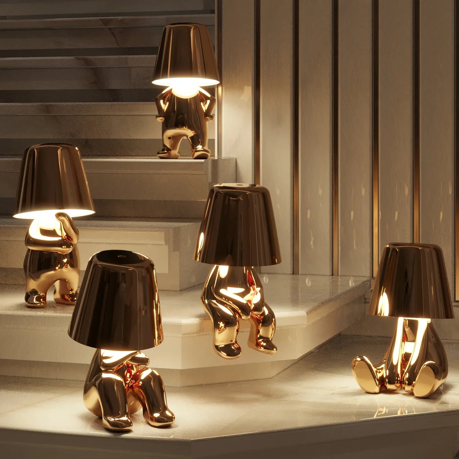 5 Brothers - Wireless Rechargeable Table Lamp Set