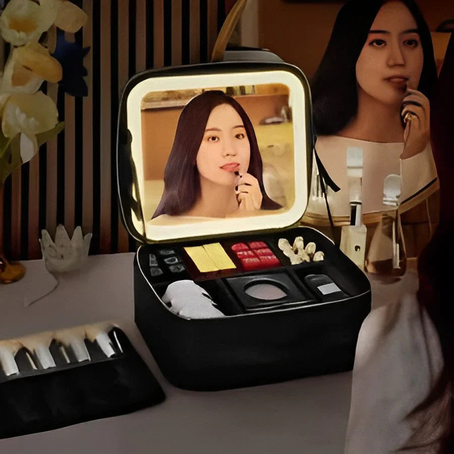 MirrorGlam - Makeup Bag with Mirror