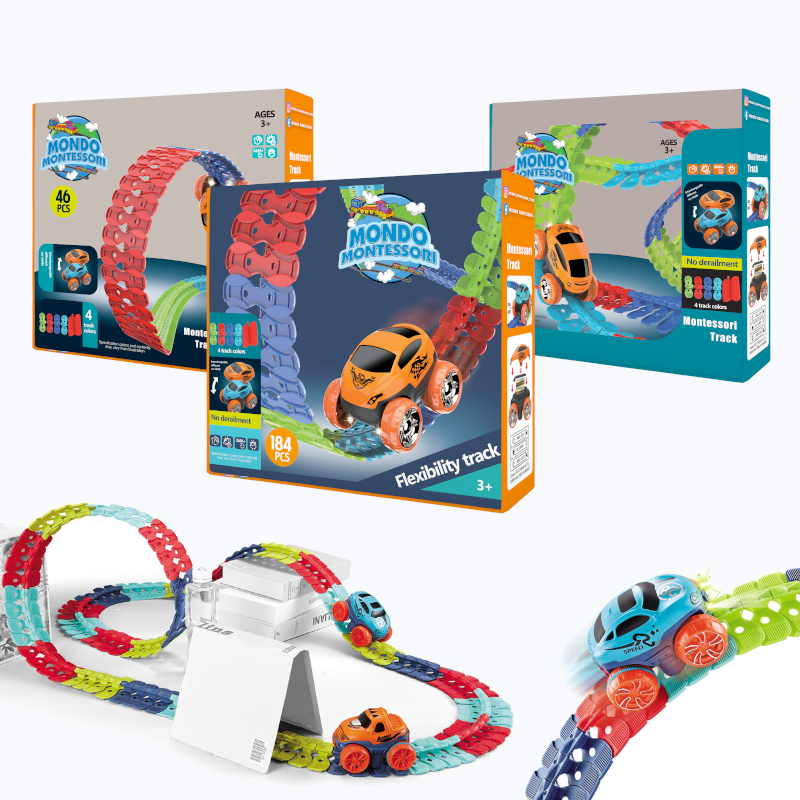 FlexiTrack Racer - Build Your Own Flexible Race Track