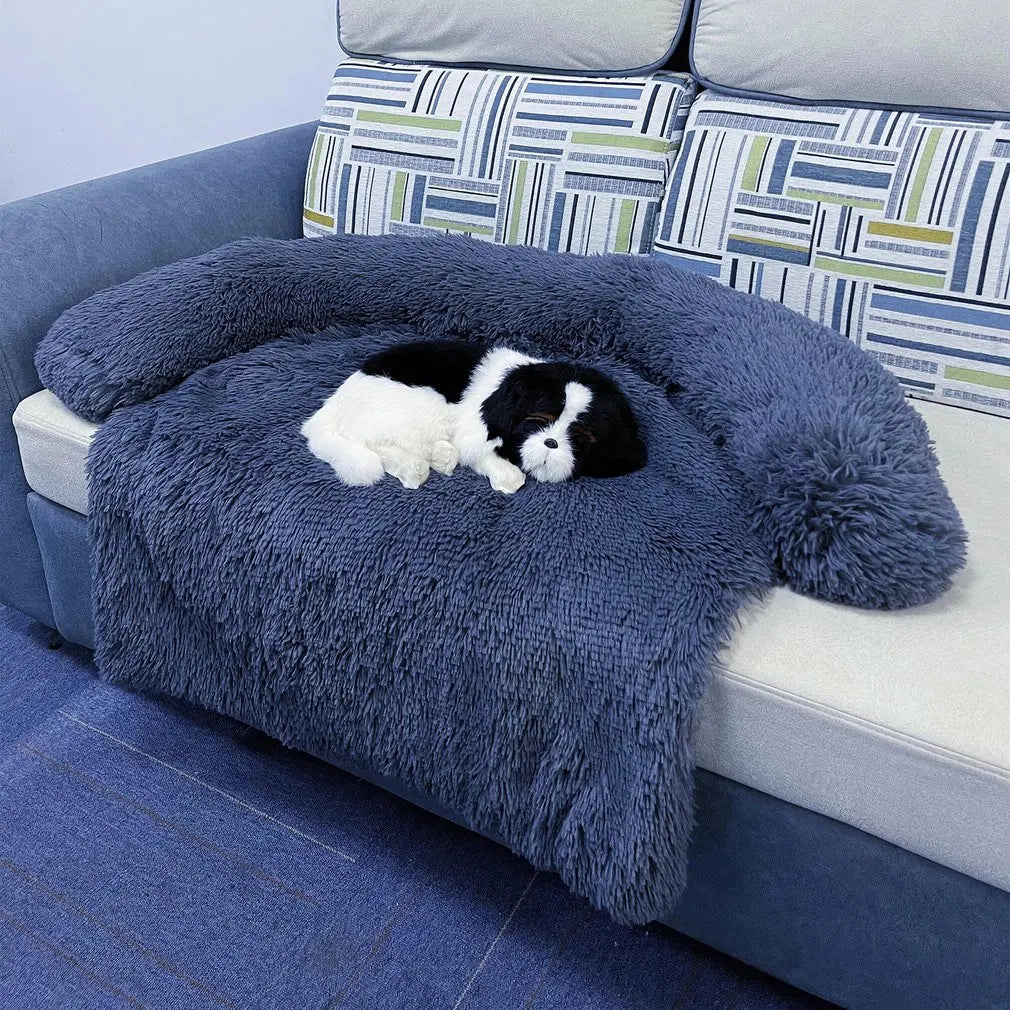 Quishy PetBed - Washable Plush Pet Blanket Bed