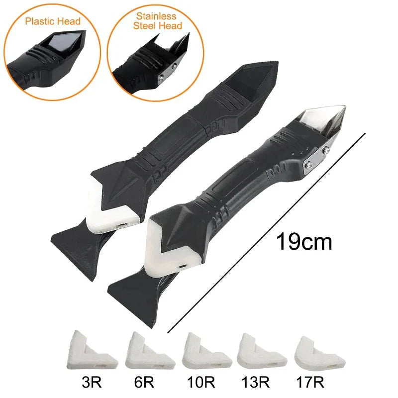 3-in-1 Caulk Remover Pro - Sealant Tool Kit