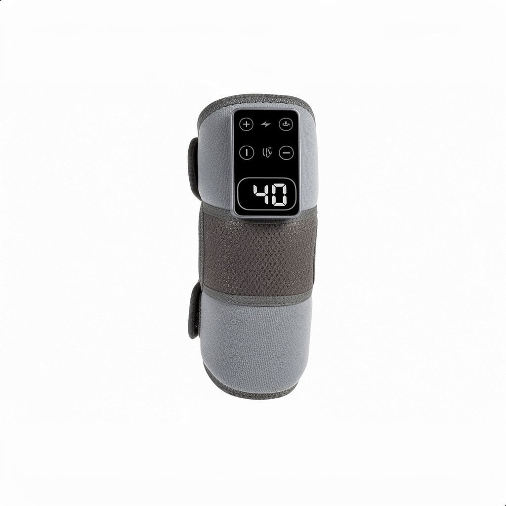 Knee Heat Therapy Wrap - Adjustable Vibration Support for Joint Relief 0