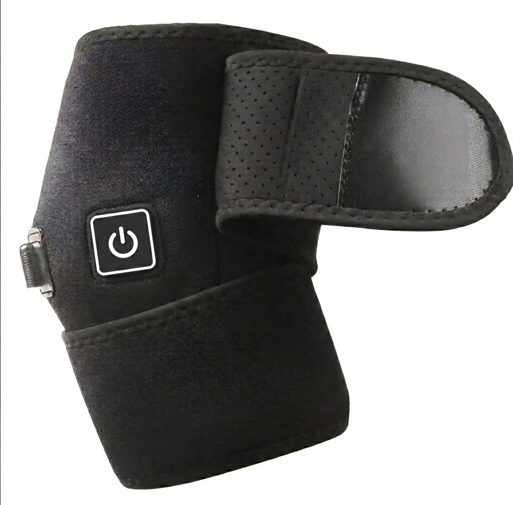 Knee Therapy Brace - Electric Heat Device for Adjustable Comfort and Relief 1