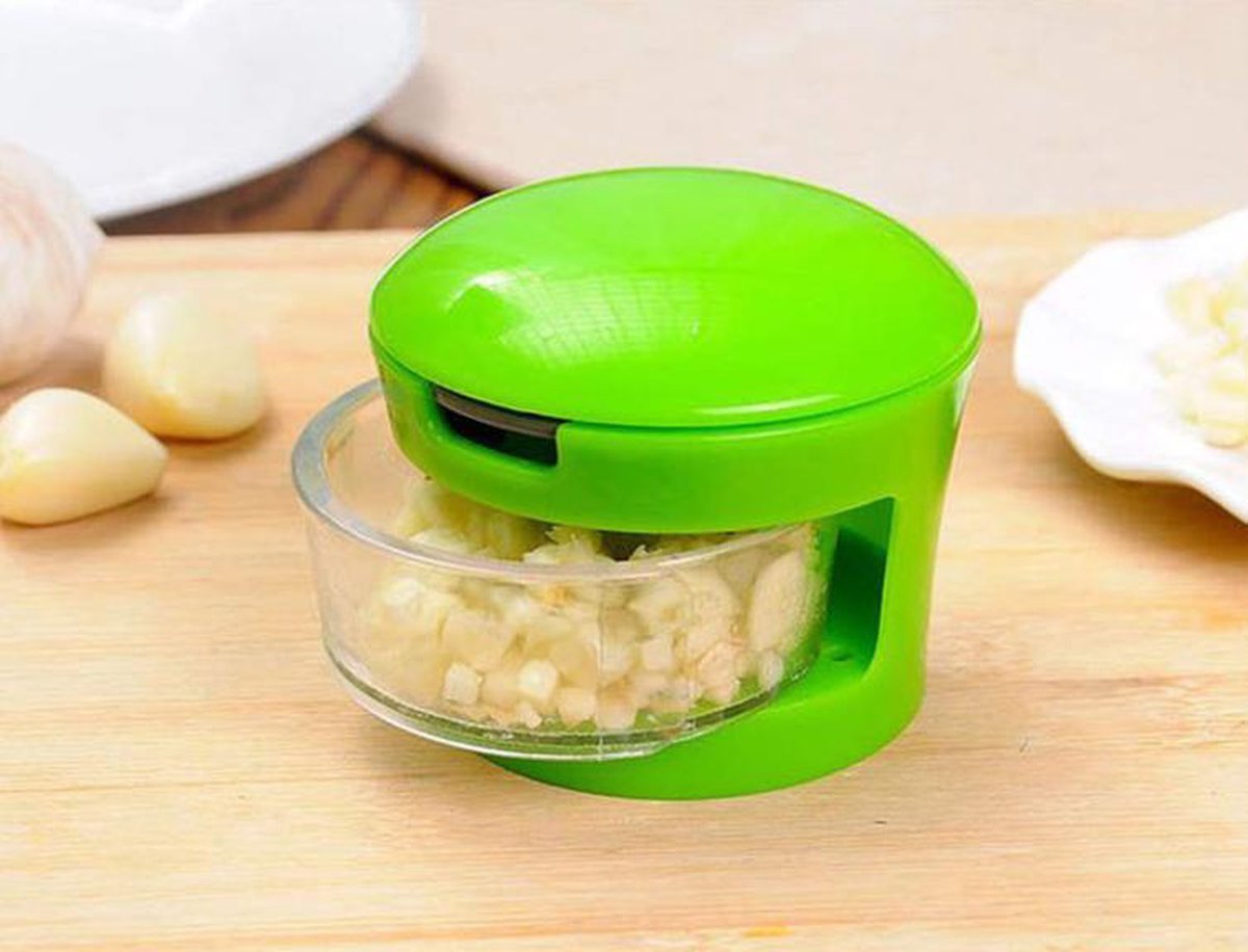 GarlicPress Pro - Stainless Steel Garlic Press with Reservoir