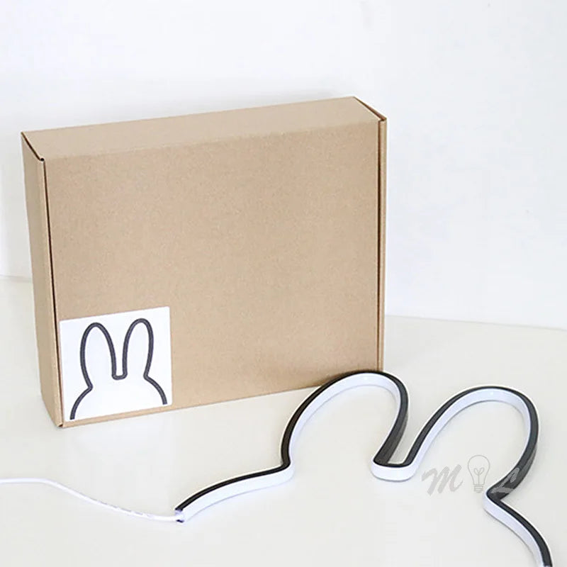 Bunny Night Light - Soft LED Kids Bedside Lamp
