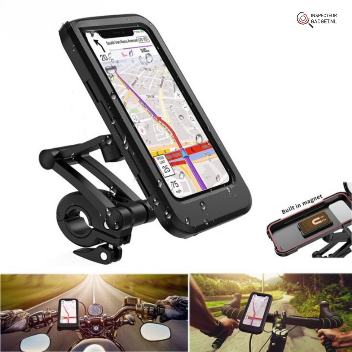 Waterproof Phone Holder - Bike & Motorcycle Mount