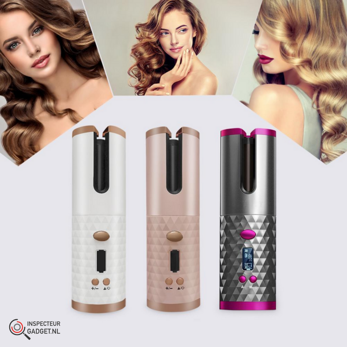 Cordless Hair Curler Pro - Auto Curling Wand